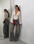 JEANS DOUBLE LOOPS