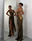 DRESS ALEXIS VERDE MILITARE