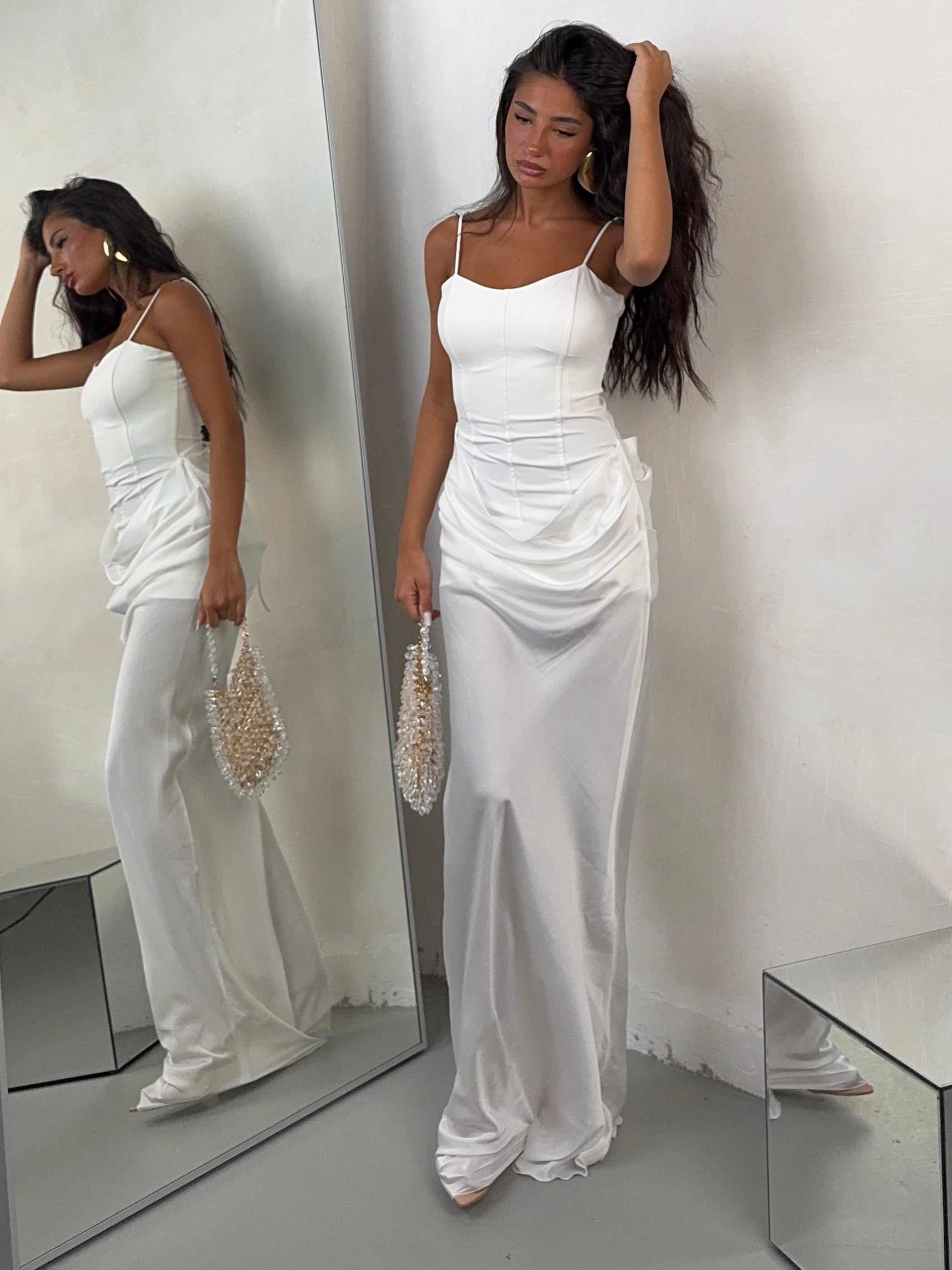DRESS STAUTE BIANCO