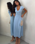 DRESS COSTINA BLUE CIEL