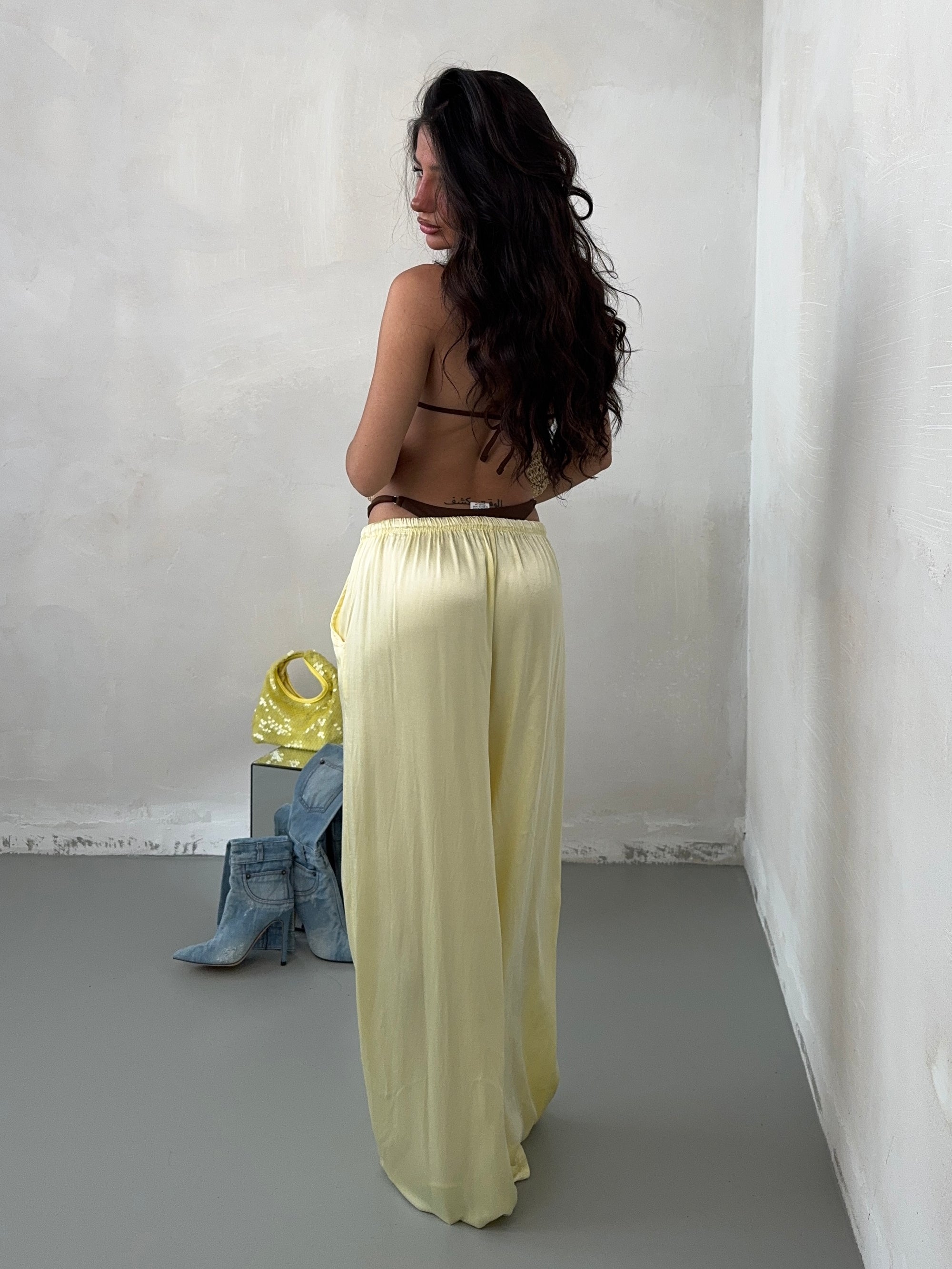 PANTS COMFY GIALLO