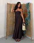 DRESS PROVIDENCIA MARRONE