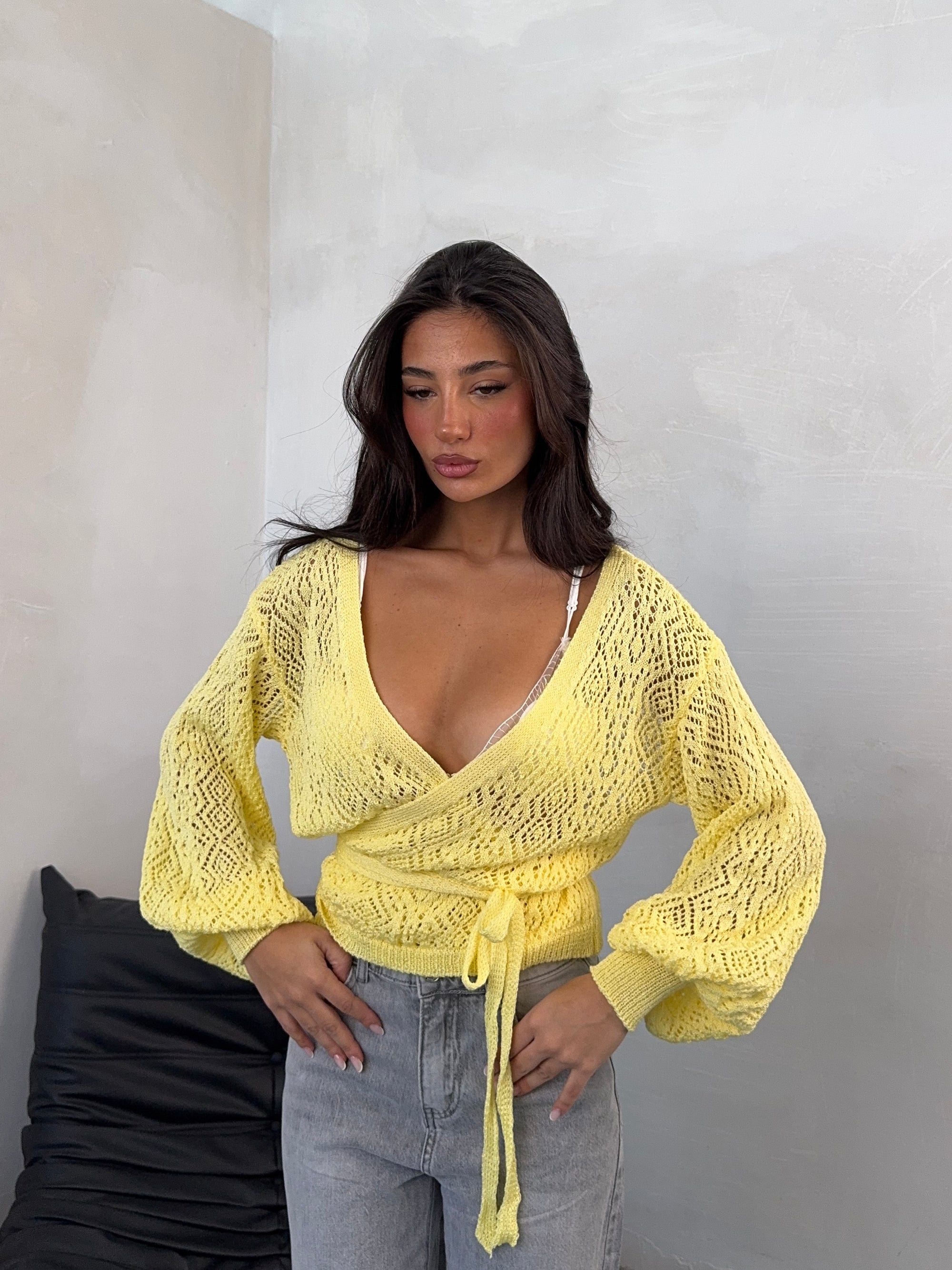 CARDIGAN INCROCIATINA
