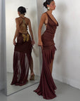 DRESS ALEXIS RUGGINE