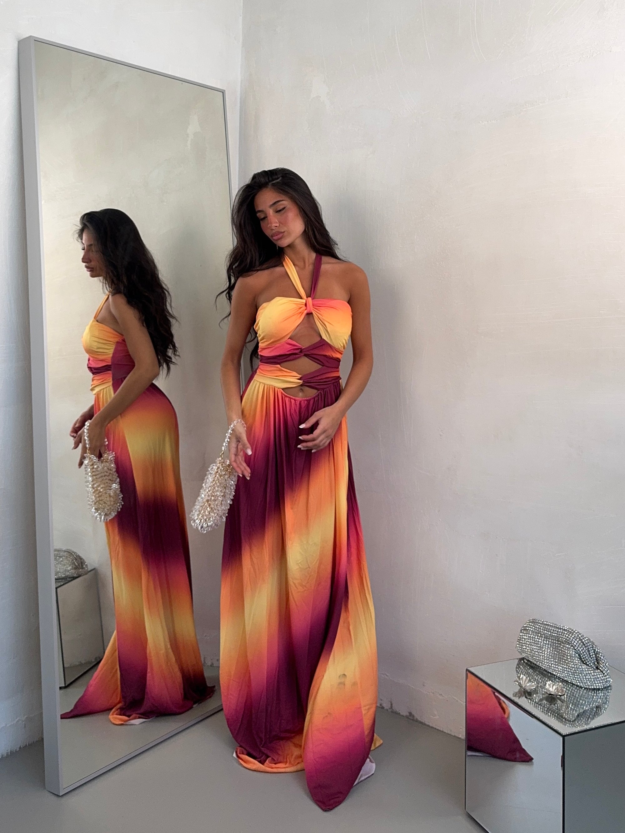 DRESS GIACARTA GIALLO