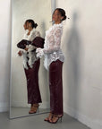 LONGUETTE LEATHER BORDEAUX