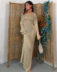 DRESS RUBY LUREX