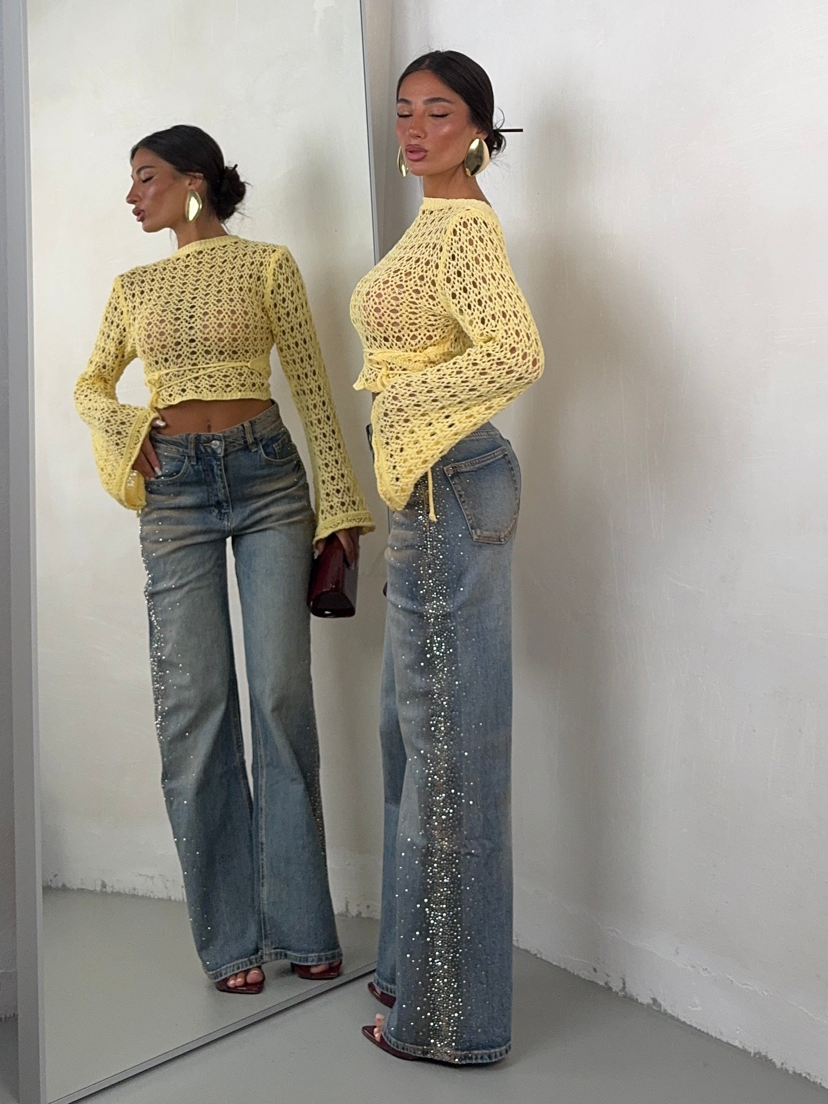 JEANS STRASS