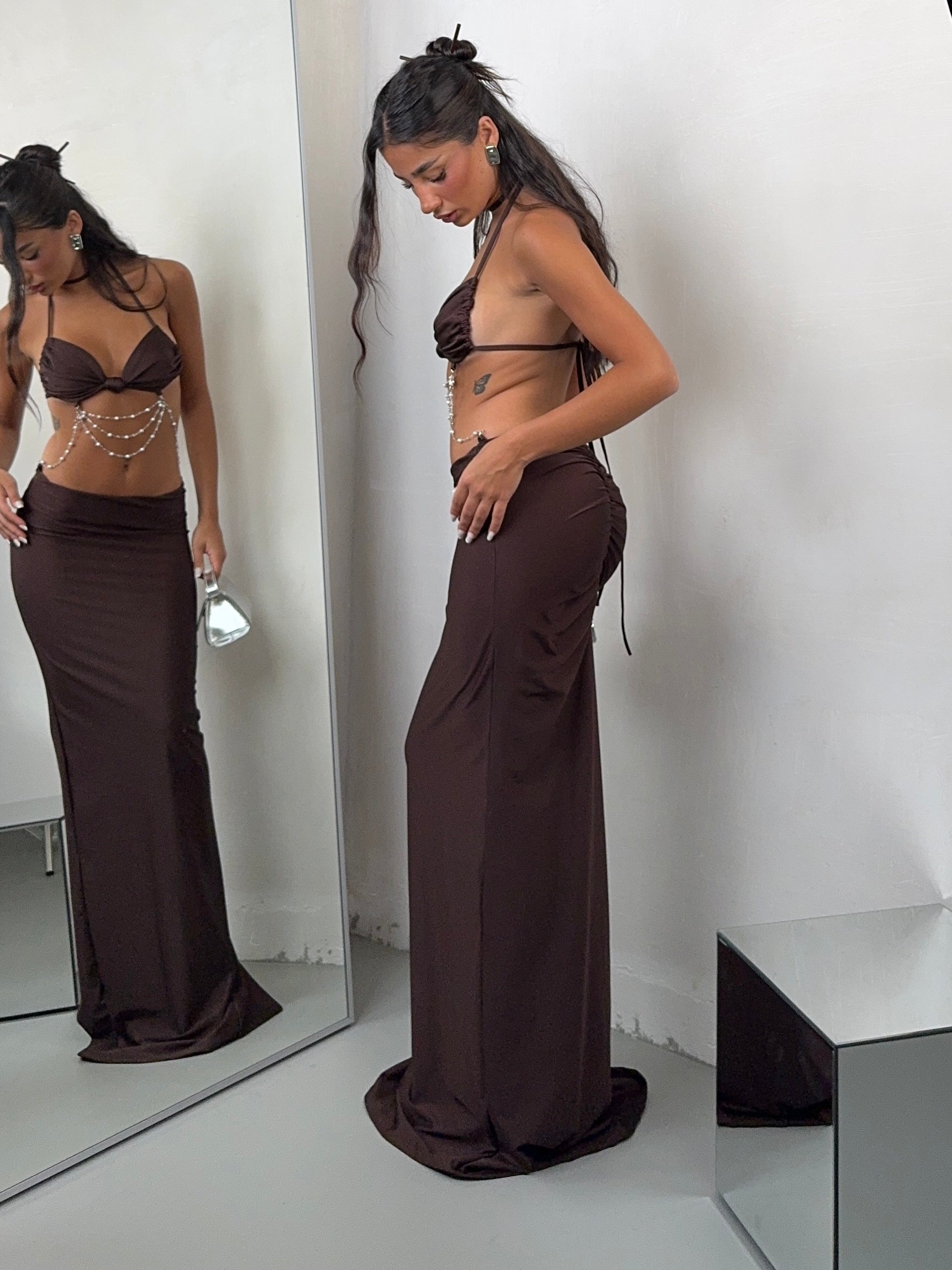 COORD PERLS MARRONE