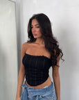 CORSETTO MACRAME