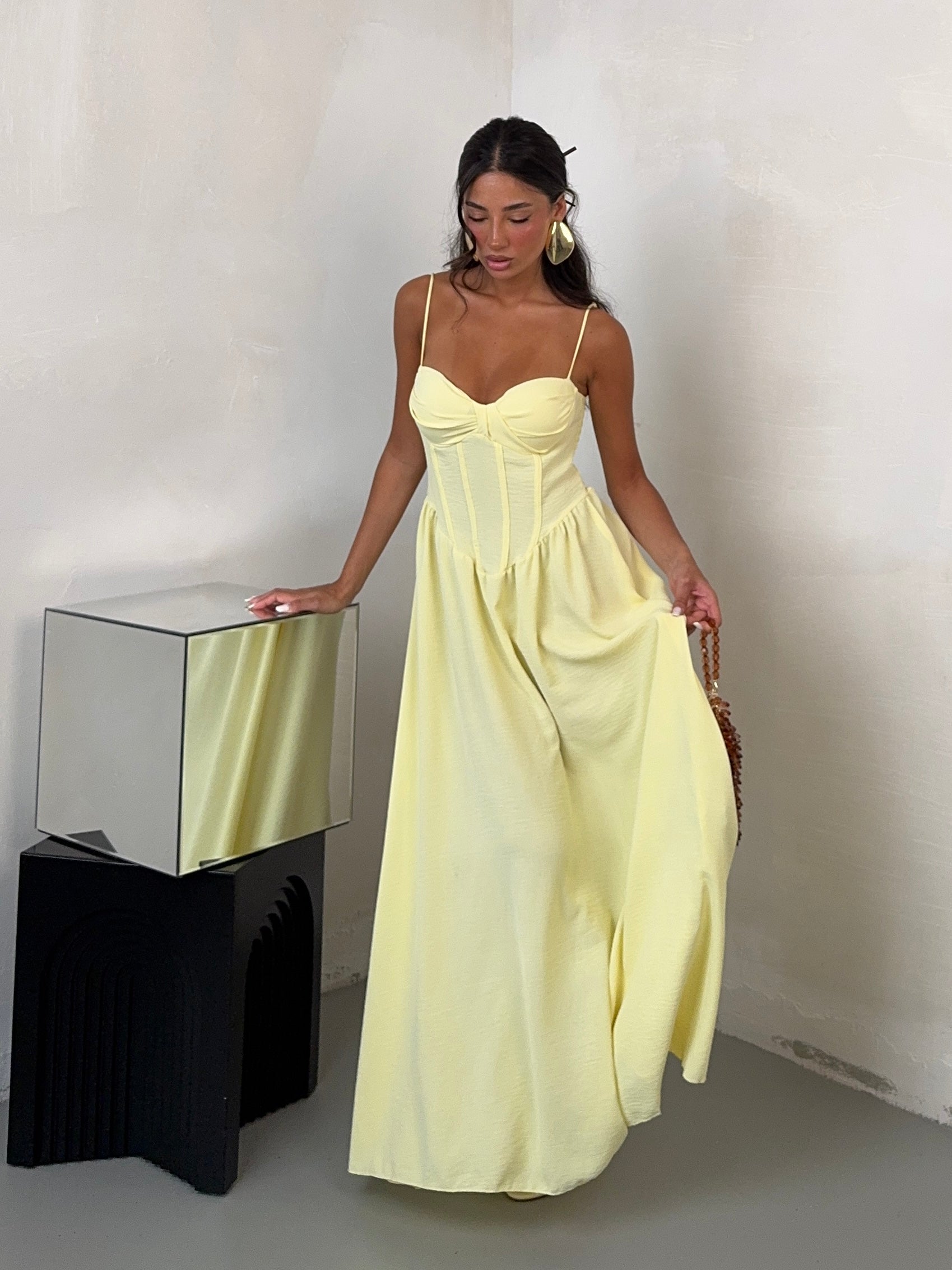 DRESS PROVIDENCIA GIALLO
