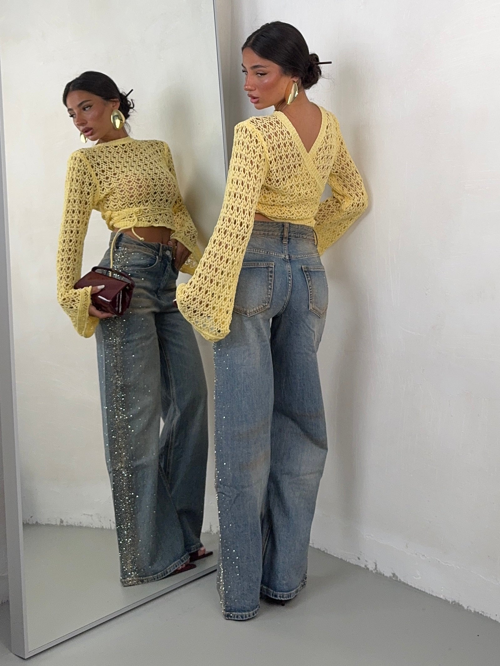 JEANS STRASS