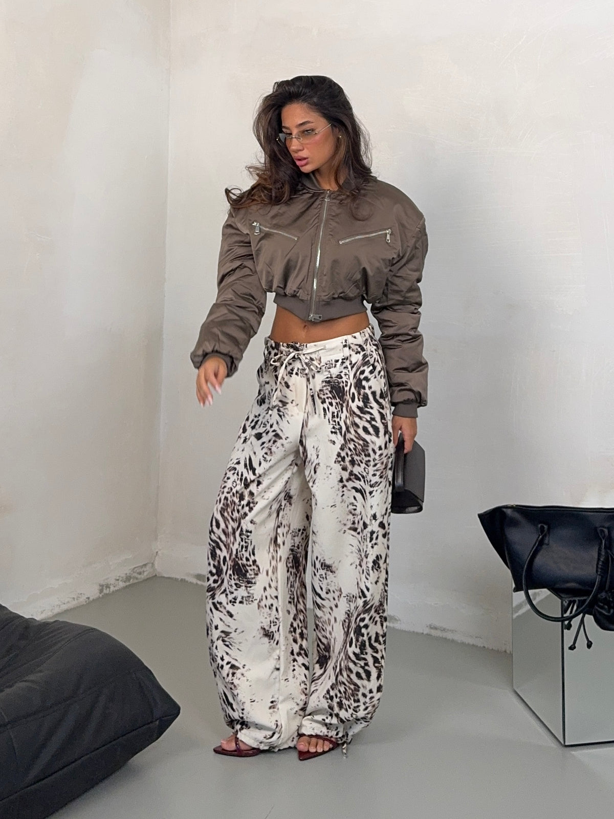 JACKET SILKED FANGO