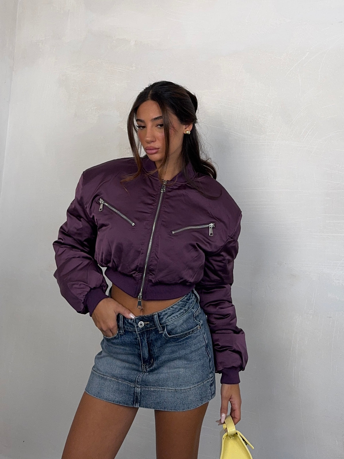 JACKET SILKED VIOLA