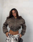 JACKET SILKED FANGO