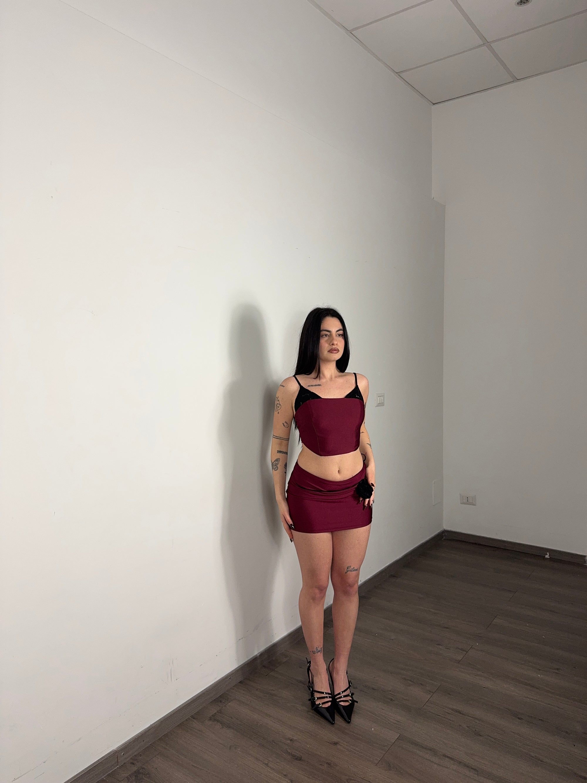 Coordset TAMARA bordeaux