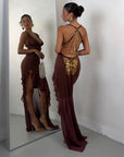 DRESS ALEXIS RUGGINE