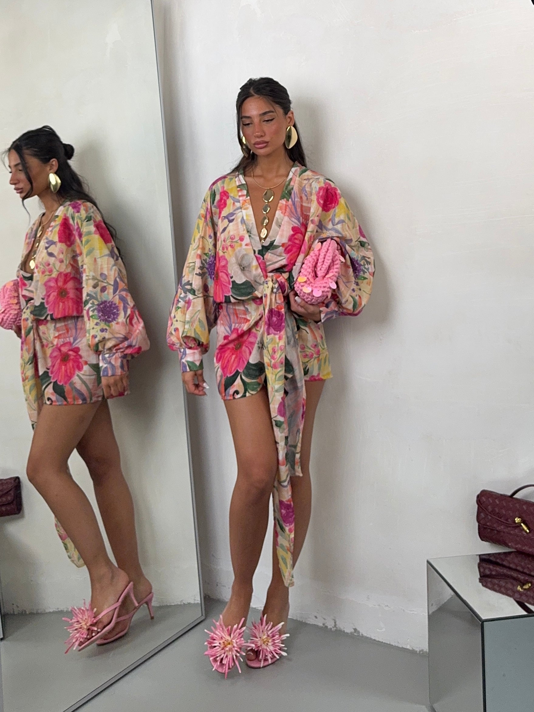 DRESS PORTOFINO FLOWER