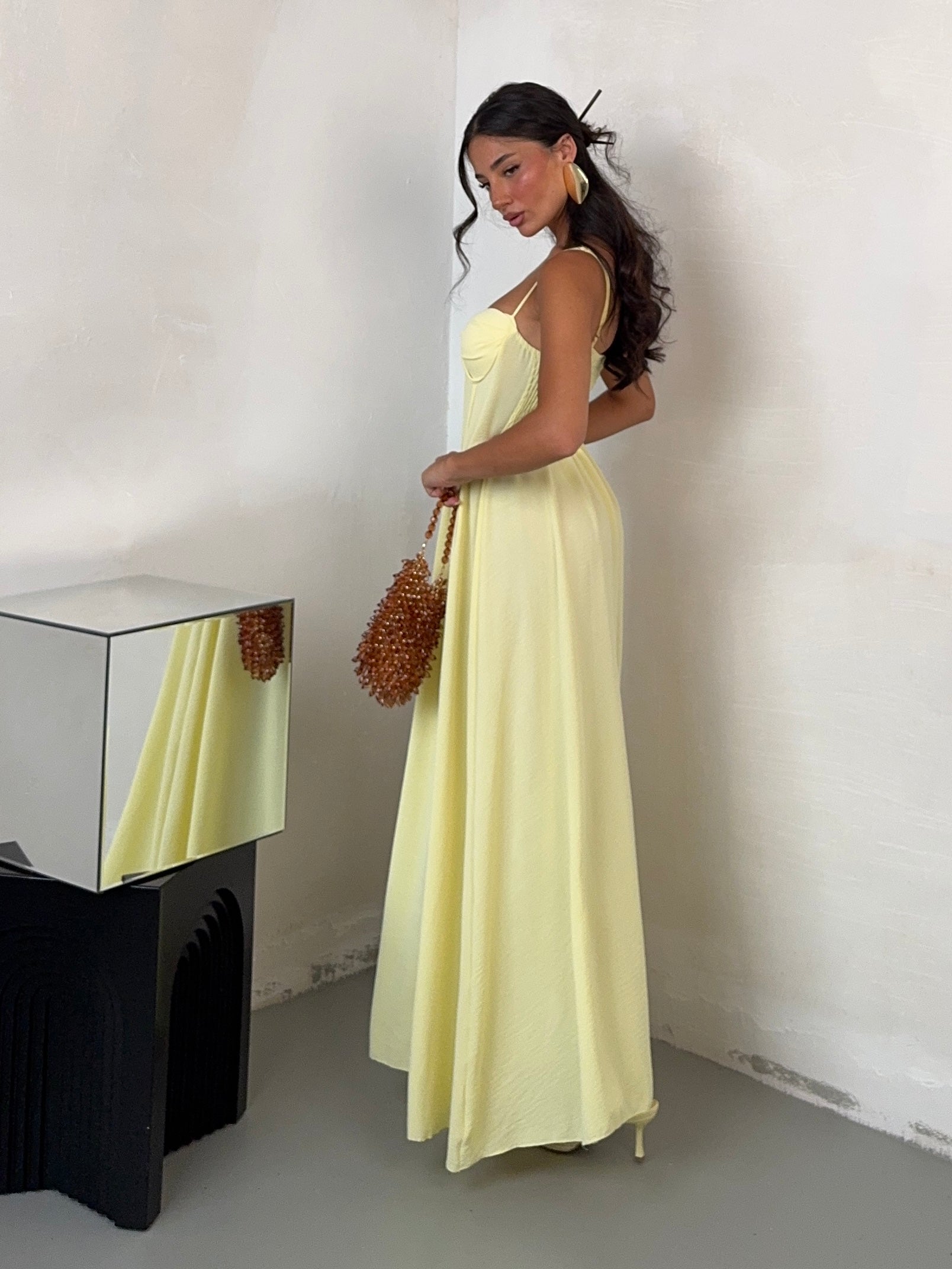 DRESS PROVIDENCIA GIALLO