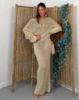 DRESS RUBY LUREX