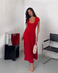 DRESS COSTINA ROUGE