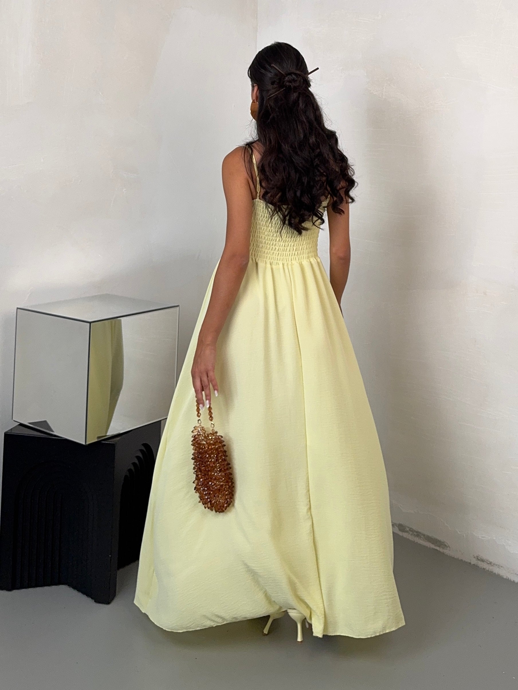 DRESS PROVIDENCIA GIALLO