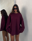LONGSLEEVE BURGUNDY