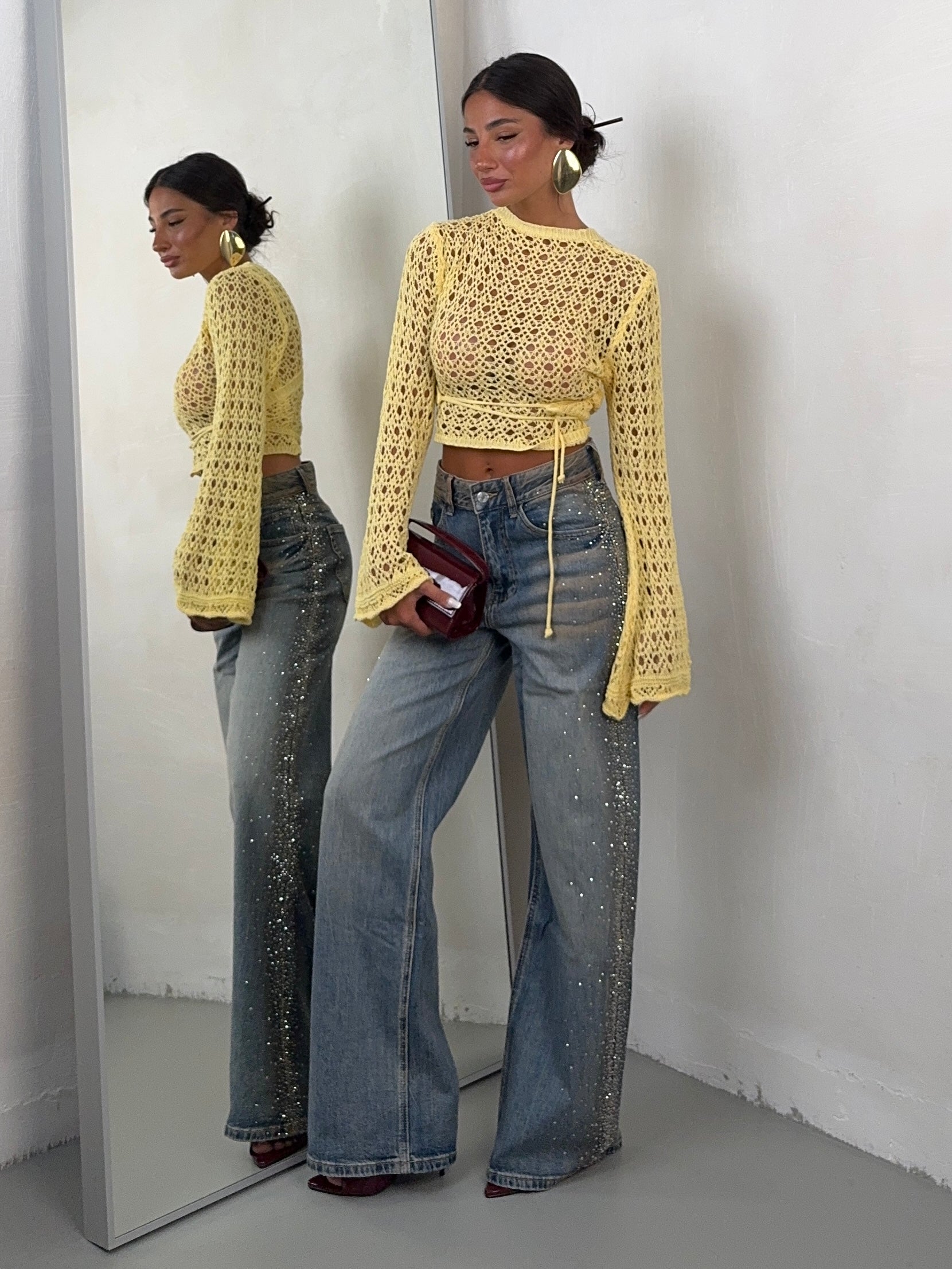 JEANS STRASS