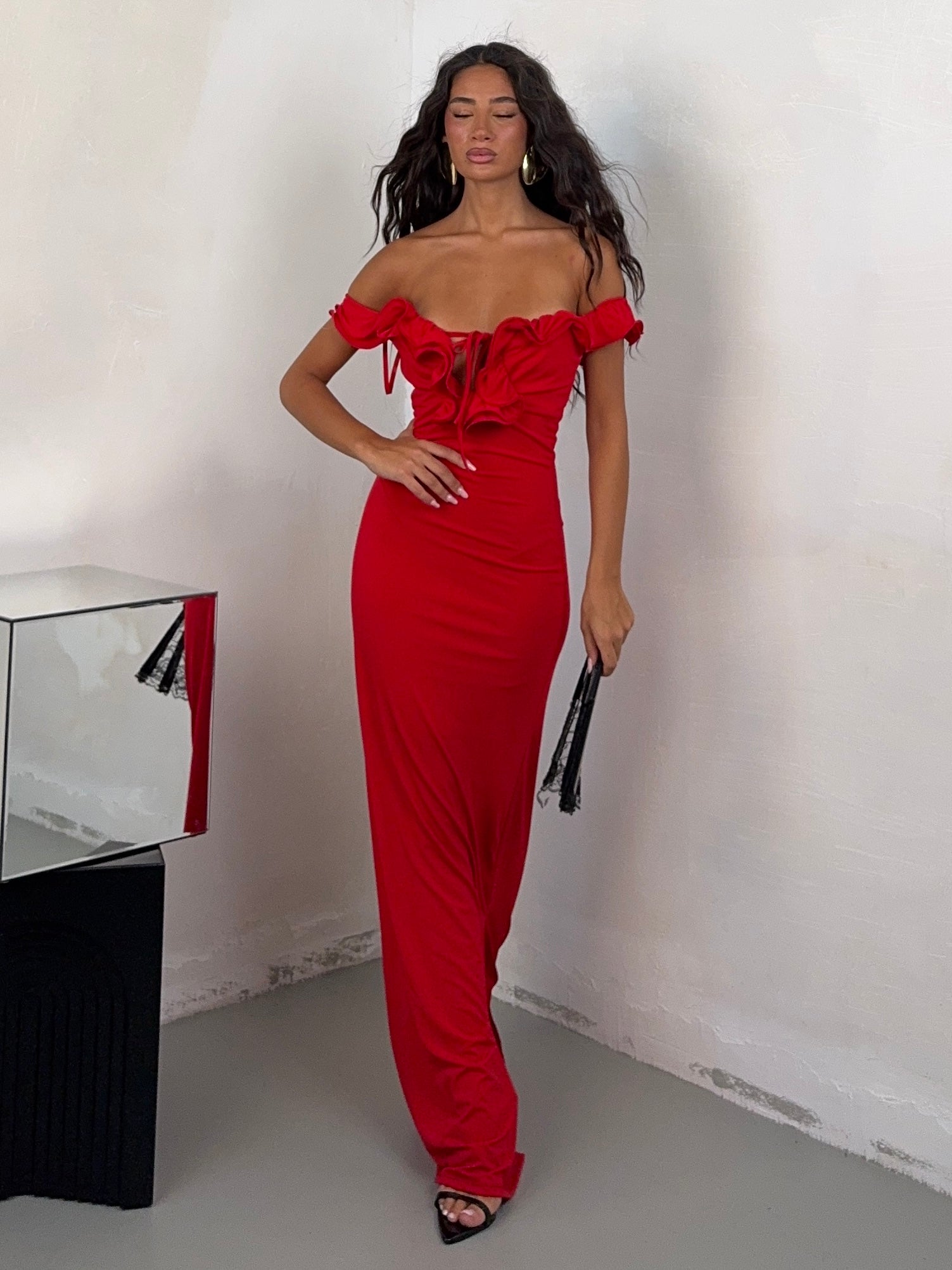 DRESS ESME ROSSO