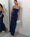 KLEID „ALLURE“ IN BLAU