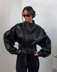 JACKET BIKER NERO
