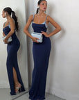 KLEID „ALLURE“ IN BLAU