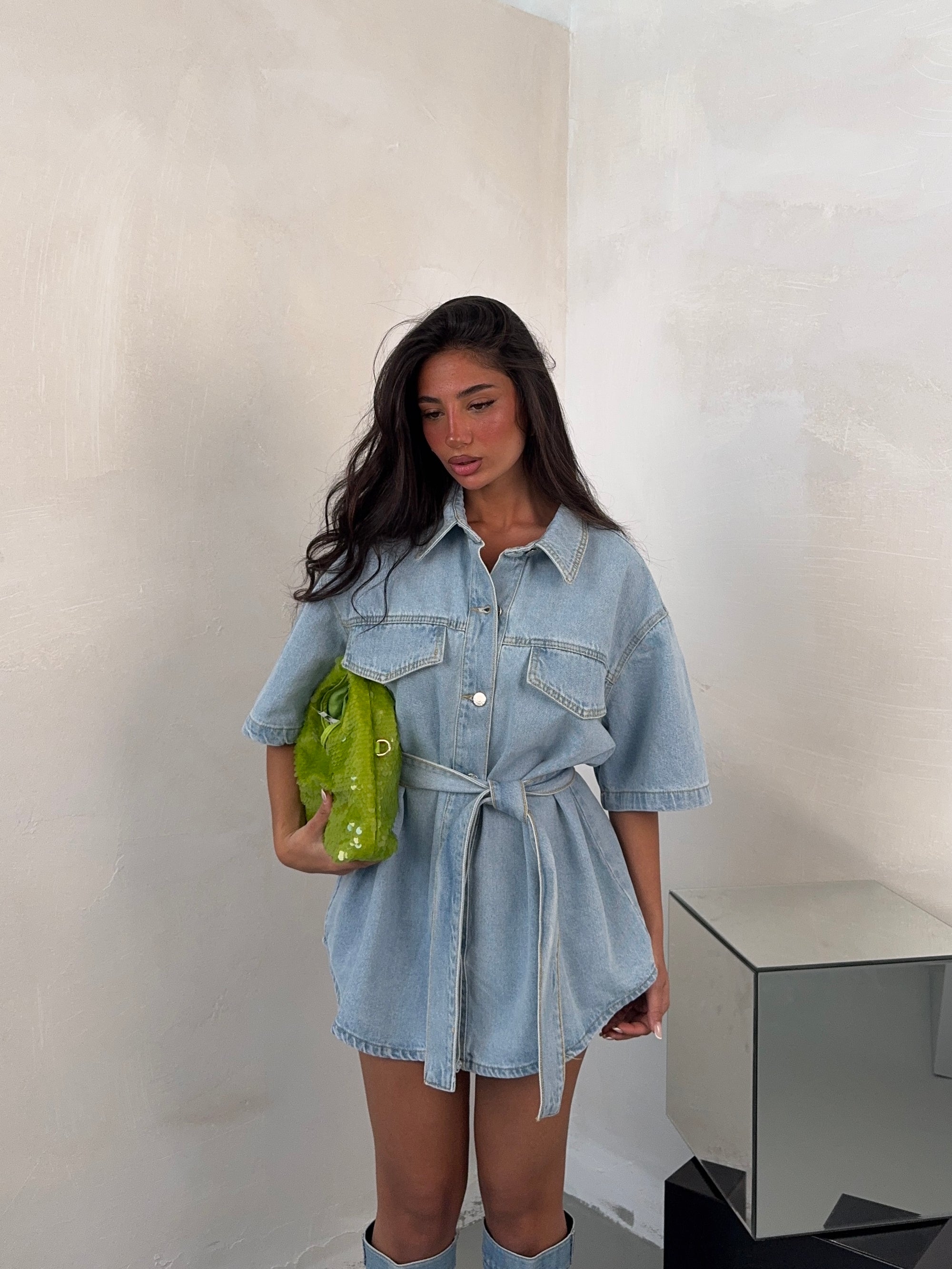 CAMICIA DENIM OVER