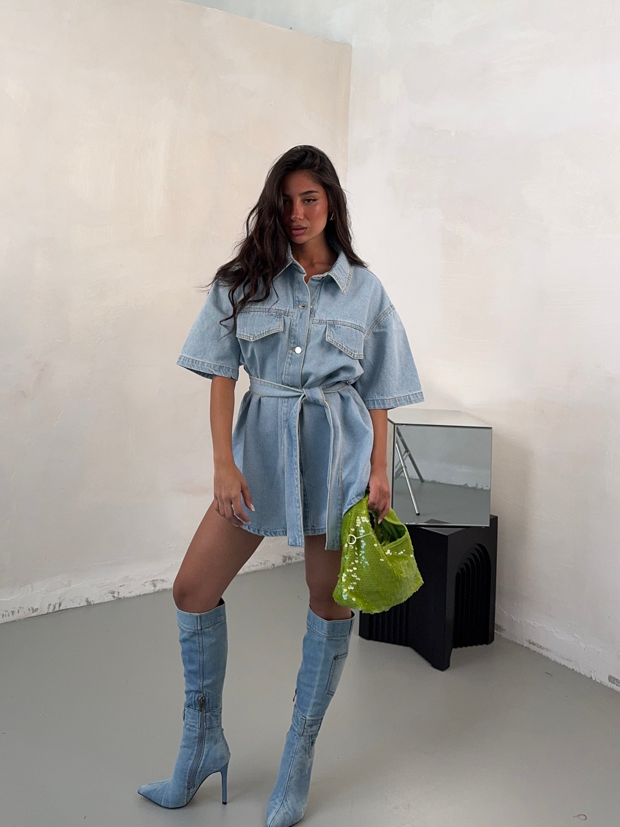 CAMICIA DENIM OVER