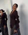 CARDIGAN TRANSYLVANIA MARRONE