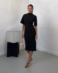 DRESS MIDI NERO