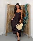 DRESS PROVIDENCIA MARRONE
