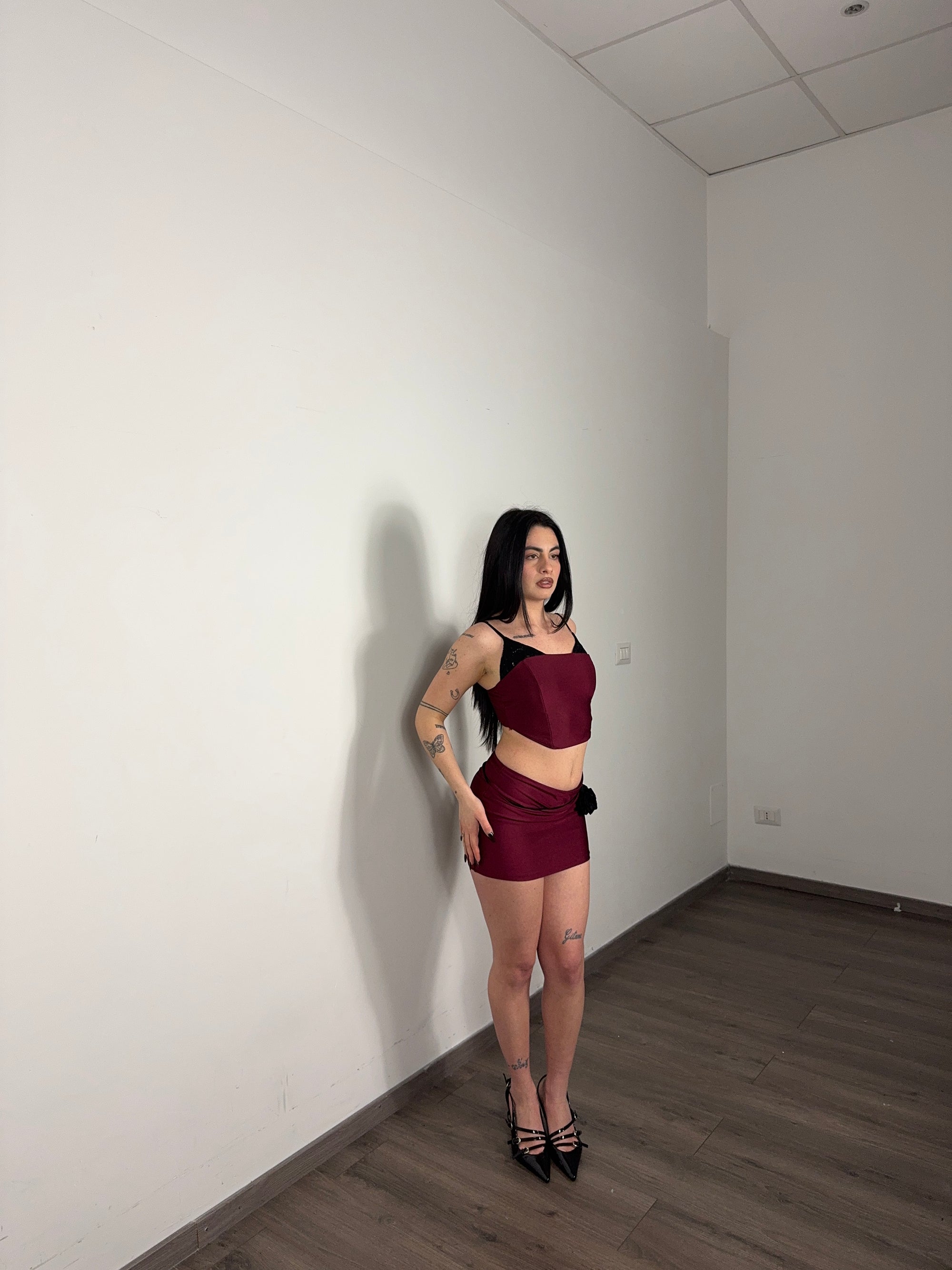 Coordset TAMARA bordeaux