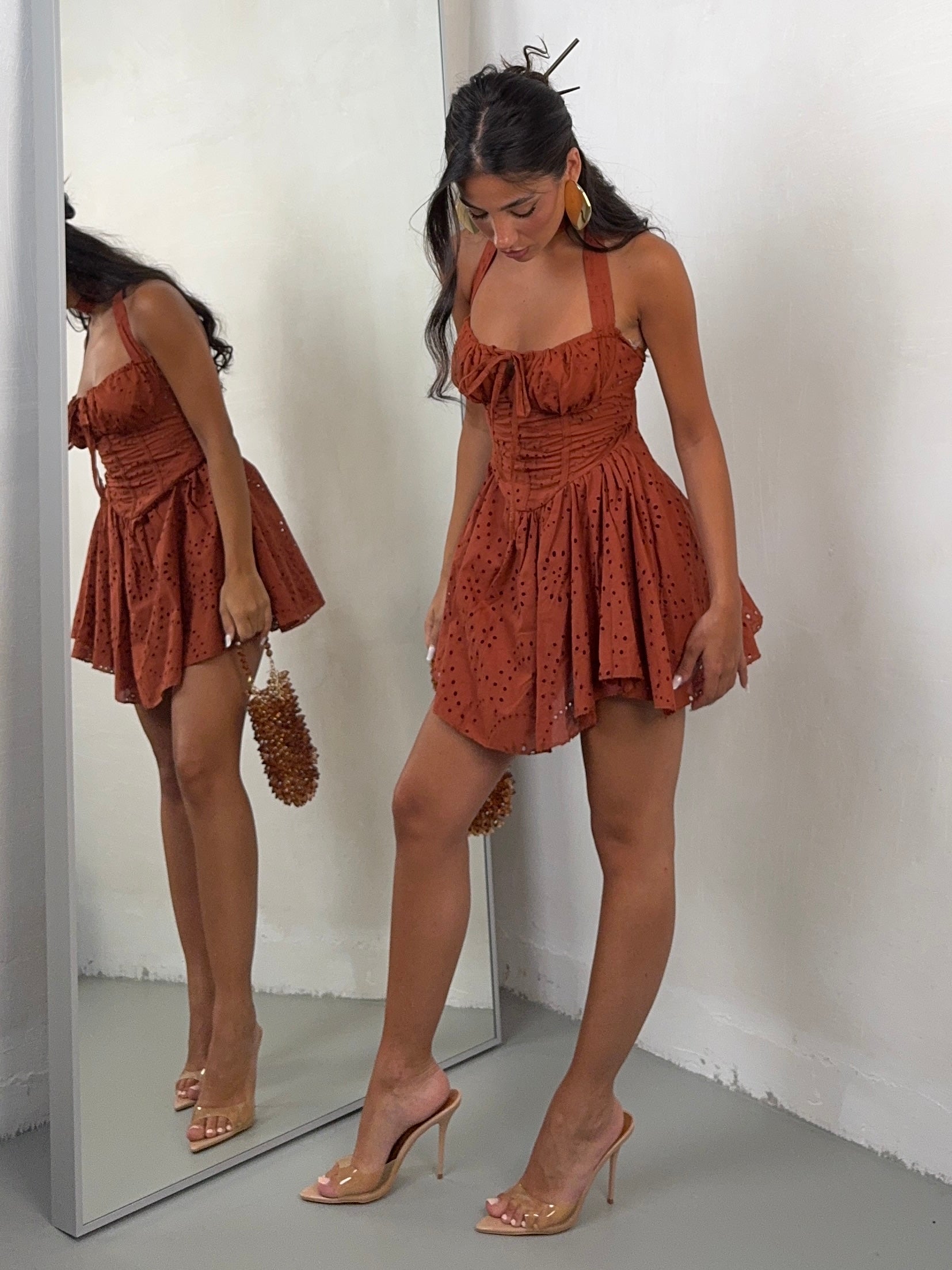 MINIDRESS FRAN RUGGINE