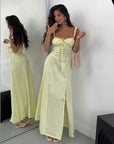 MAXIDRESS GILI GIALLO