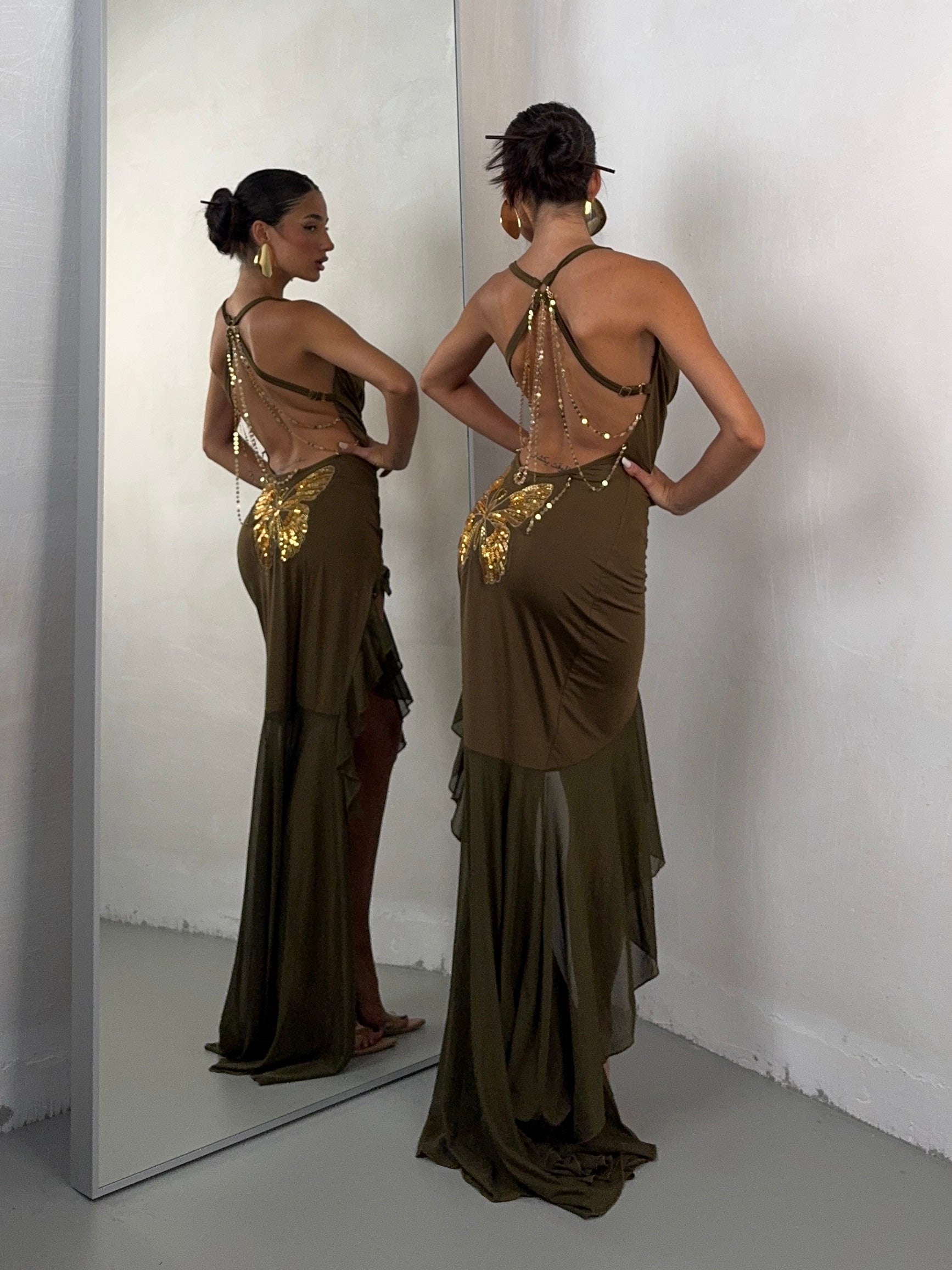DRESS ALEXIS VERDE MILITARE