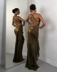 DRESS ALEXIS VERDE MILITARE