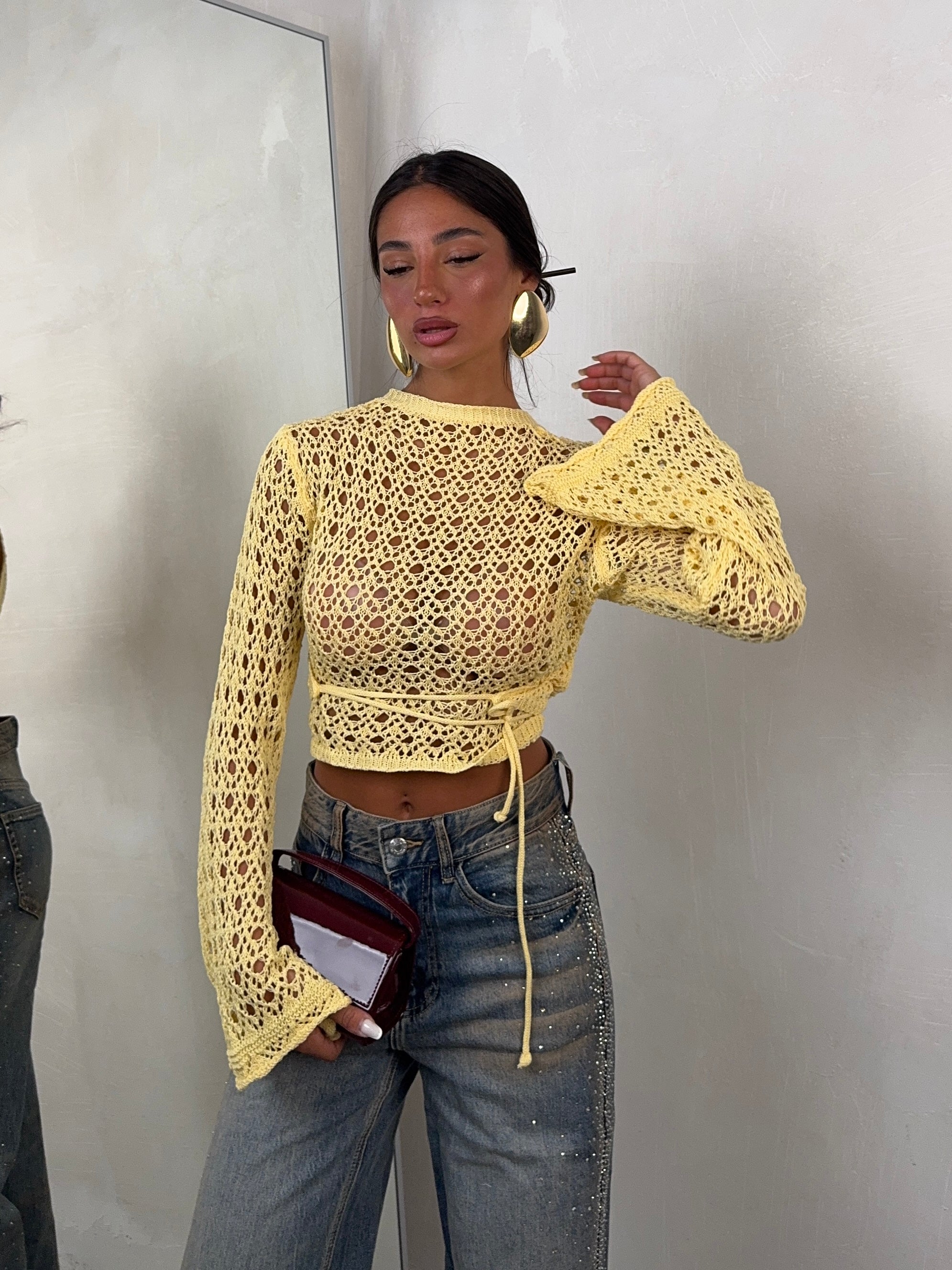 CARDIGAN INCROCIATINA