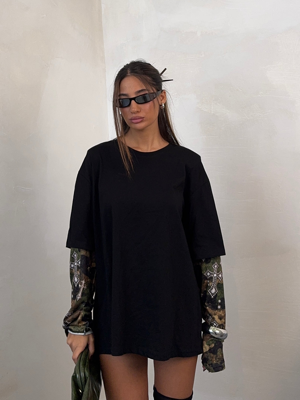 LONGSLEEVE CHROME NERO