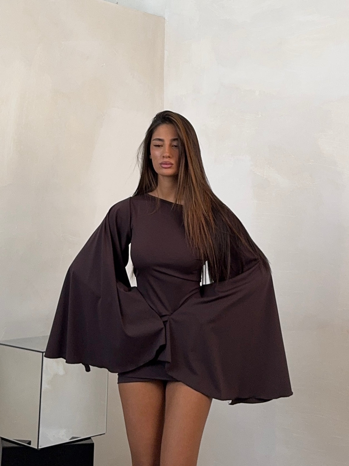 MINIDRESS MIDNIGHT MARRONE