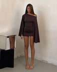 MINIDRESS MIDNIGHT MARRONE