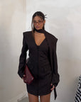 MINIDRESS BLAZER BROOKS